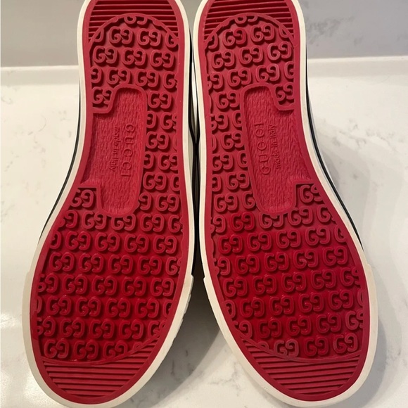 SOLD Gucci TENNIS 1977 HIGH TOP SNEAKER Women’s size 7.5 w/ full set - Picture 3 of 8